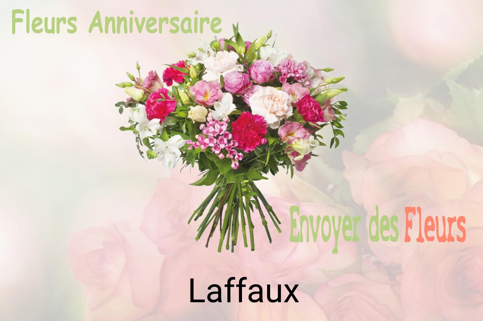 Bouquet de fleurs d’anniversaire livré à Laffaux