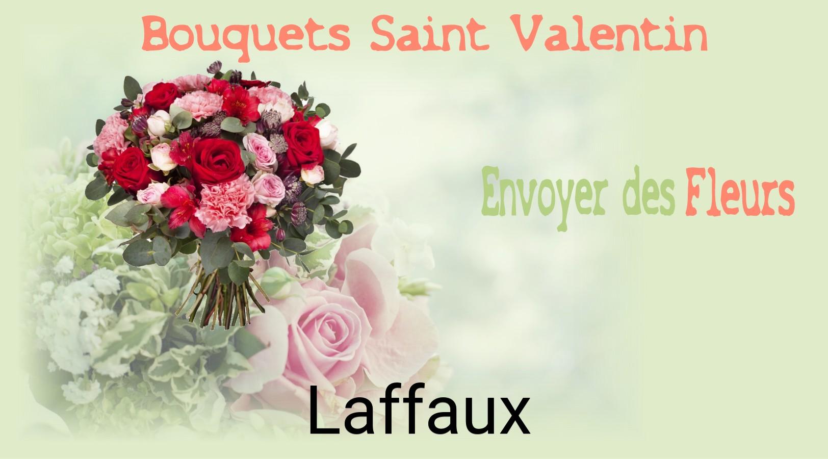 Roses de Saint-Valentin livrées à Laffaux